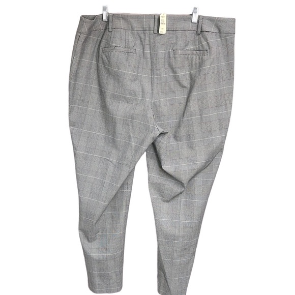 Talbots Windowpane Print Trousers - Picture 5 of 6
